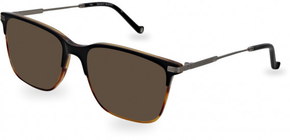 Hackett HEB273 sunglasses in Black/Horn