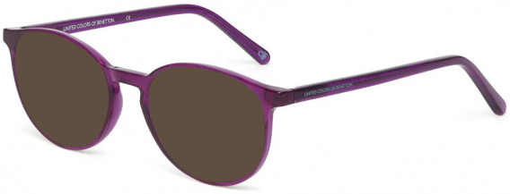 Benetton BEO1036 sunglasses in Raspberry Red