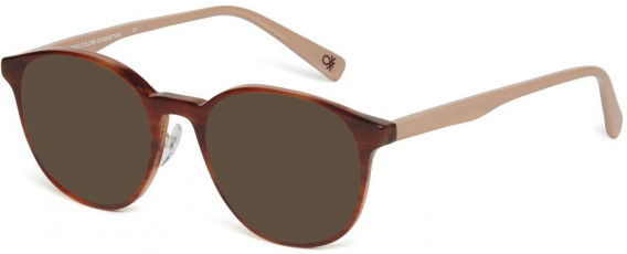 Benetton BEO1007 sunglasses in Brown Horn