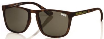 Superdry SDS-SHOCKWAVE sunglasses in Matt Tortoise