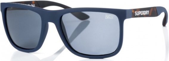 Superdry SDS-RUNNERX sunglasses in Marl Blue