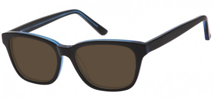 Sunglasses in Black/Blue