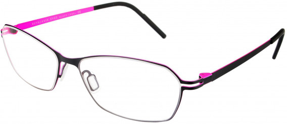 Reykjavik Eyes Black Label SIF glasses in Black/Pink