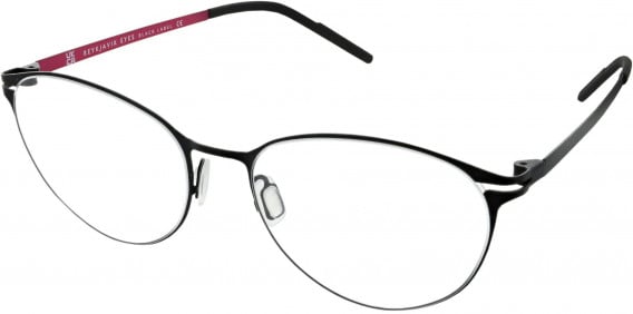 Reykjavik Eyes Black Label ARIA glasses in Black/Pink