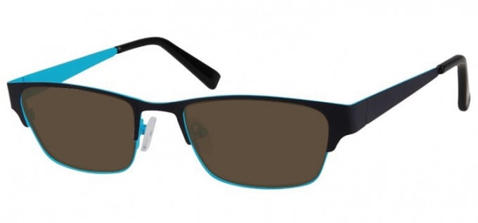 Sunglasses in Black/Blue