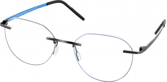 Reykjavik Eyes Black Label SIRUS glasses in Brushed Gun/Blue