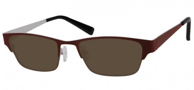 Sunglasses in Brown/White