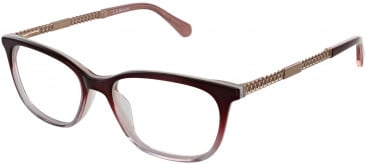 LK Bennett L.K.BENNETT 66 glasses in Burgundy/Gold