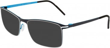 Reykjavik Eyes Black Label LOKI sunglasses in Gun/Blue