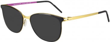 Reykjavik Eyes Black Label ELENA sunglasses in Black/Gold