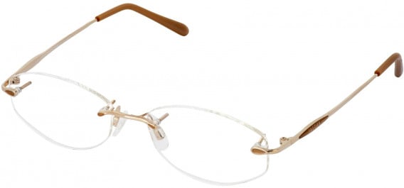 JAEGER 228 Designer Prescription Glasses in Gold/Brown Rose