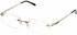 JAEGER 245 Prescription Glasses in Gold/Brown