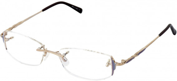 JAEGER 236 Designer Glasses in Gold/Violet