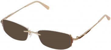 Jaeger 246 Sunglasses in Gold/Rose