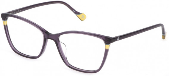 Yalea VYA048V glasses in Shiny Transparent Violet
