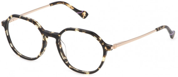 Yalea VYA044 glasses in Shiny Havana Honey Tatoo