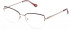 Yalea VYA042 glasses in Shiny Red Gold