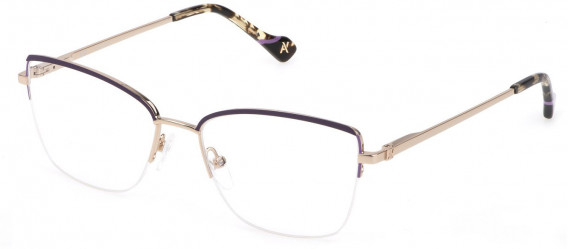 Yalea VYA042 glasses in Rose Gold