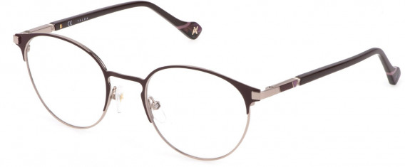 Yalea VYA041 glasses in Shiny Red Gold