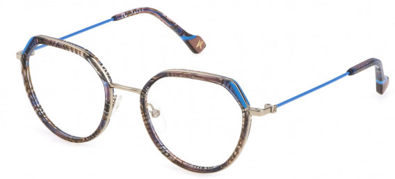 Yalea VYA038V glasses in Shiny Light Gold