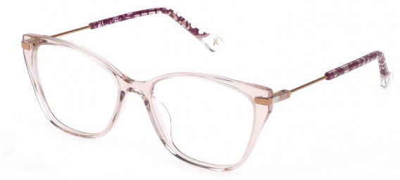 Yalea VYA024 glasses in Shiny Transparent Pink