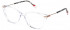 Yalea VYA024 glasses in Transparent Grey Crystal