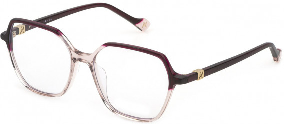 Yalea VYA021V glasses in Shiny Transparent Red
