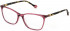 Yalea VYA020 glasses in Shiny Transparent Pink