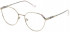 Yalea VYA017 glasses in Shiny Light Gold