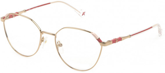 Yalea VYA017 glasses in Shiny Rose Gold