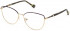 Yalea VYA014 glasses in Shiny Rose Gold/Violet
