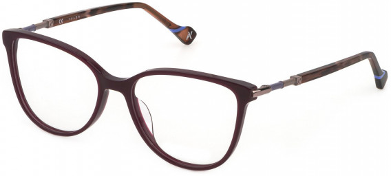 Yalea VYA012 glasses in Shiny Full Plum