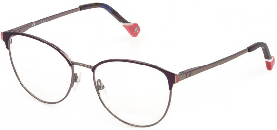 Yalea VYA011 glasses in Shiny Red Gold