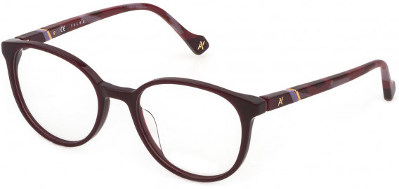 Yalea VYA007 glasses in Shiny Full Plum