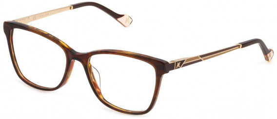 Yalea VYA006L glasses in Shiny Brown Top/Havana