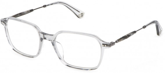 Police VPLE98 glasses in Shiny Transparent Grey