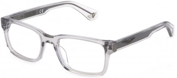 Police VPLE36 glasses in Shiny Transparent Grey