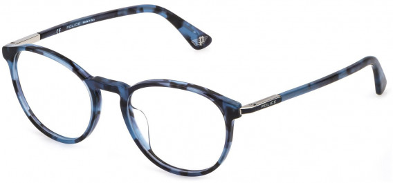 Police VPLD12N glasses in Shiny Blue/Havana