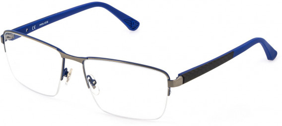 Police VPLD10 glasses in Matt Blue