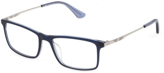 Police VPLD08 glasses in Shiny Blue Top/Grey