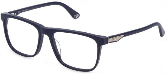 Police VPLB57 glasses in Full Blue