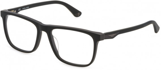 Police VPLB57 glasses in Light Grey W/Dark Grey Top