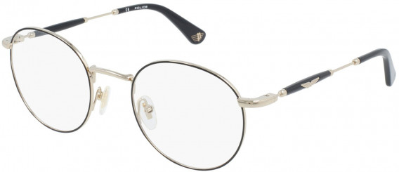 Police VPLA52 glasses in Shiny Rose Gold/Black