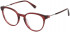 Nina Ricci VNR285 glasses in Shiny Striped Red