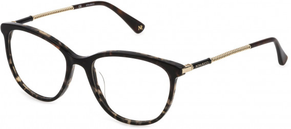 Nina Ricci VNR255 glasses in Black Grey Havana
