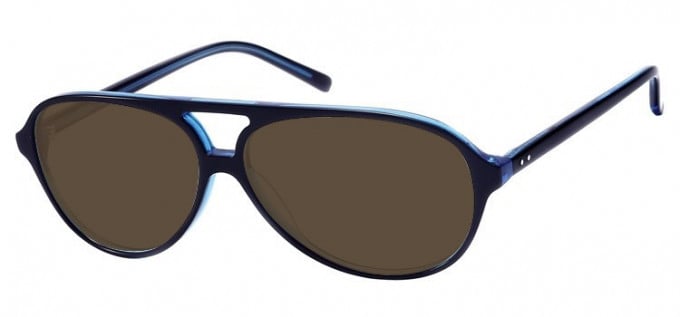 Sunglasses in Black/Blue