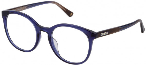 Nina Ricci VNR239 glasses in Transparent Blue