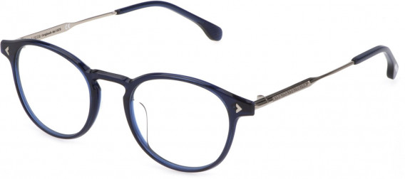 Lozza VL4298 glasses in Shiny Transparent Blue