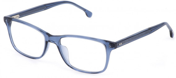 Lozza VL4292 glasses in Shiny Transparent Blue