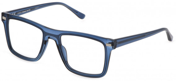 Lozza VL4288 glasses in Shiny Transparent Blue